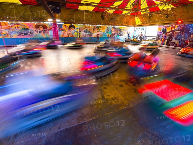 Bumper cars in motion