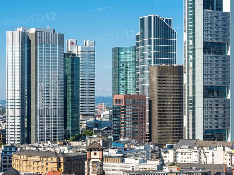 Financial District with TaunusTurm