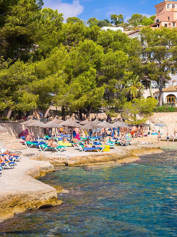 Beach and bay of Cala Fornells