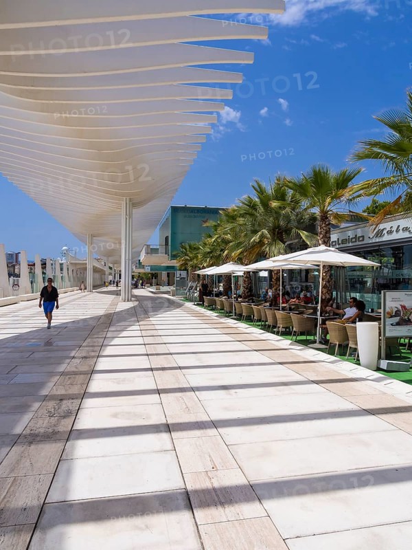 Promenade at the port