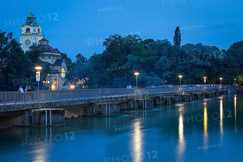 Isar at dusk