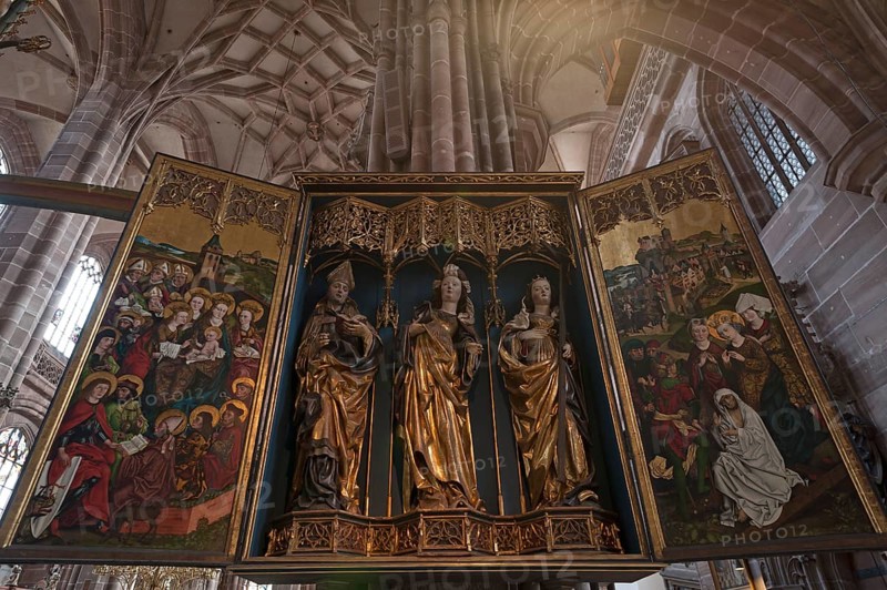 Katharinenaltar by Michael Wolgemut