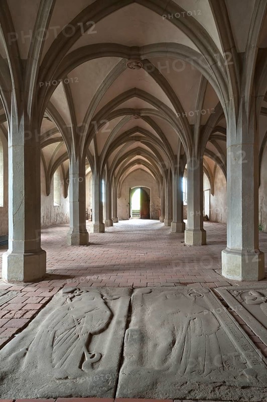 Three-nave crypt of the former monastery Kreuzthal-Maria Burghausen