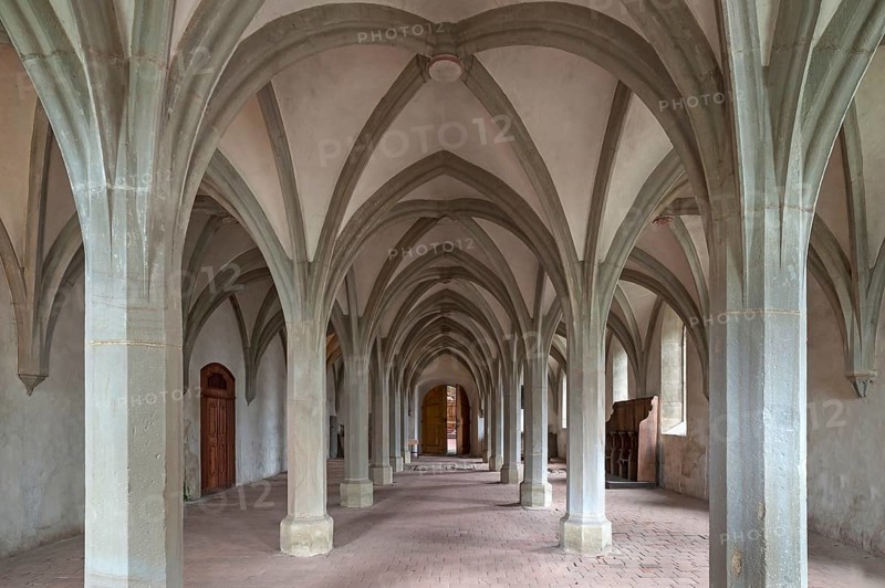 Three-nave crypt of the former monastery Kreuzthal-Maria Burghausen