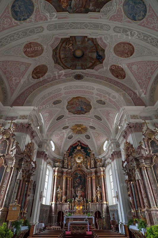 Interior with altar