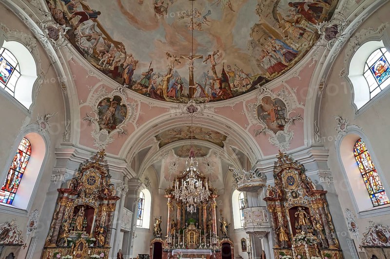 Main altar and side altars