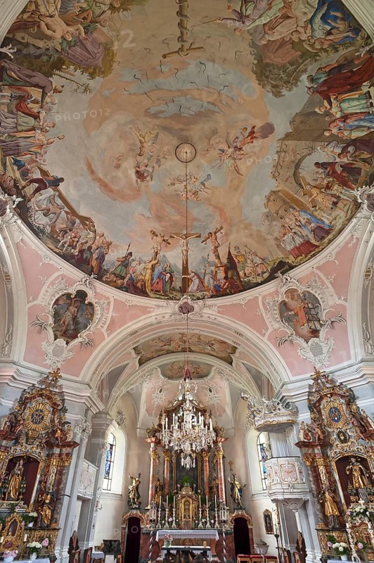 Main altar and side altars