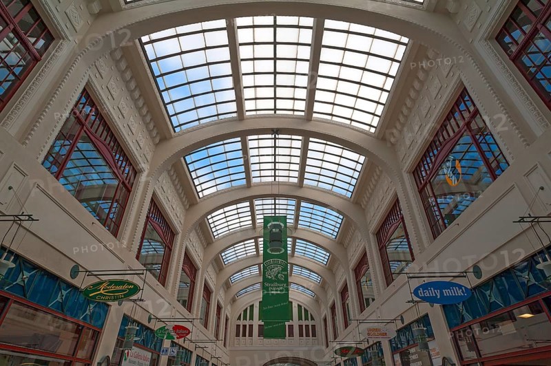 Glass roof of Strasbourg Passage