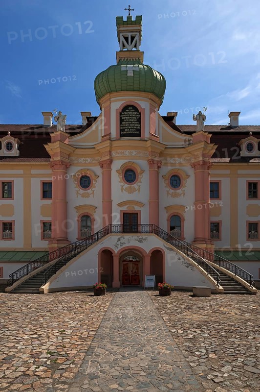 Cistercian abbey monastery Stift St. Marienthal on the Neisse