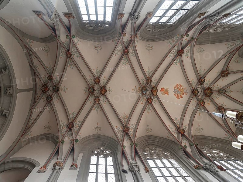Vault ceiling in the chancel of Ritterkapelle