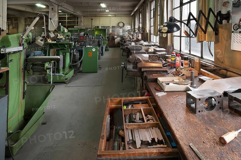 Construction space in a former steatite factory