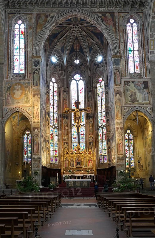 High altar of the Franciscan church of Santa Croce