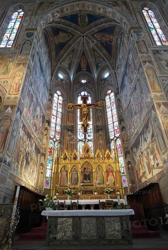 High altar of the Franciscan church of Santa Croce