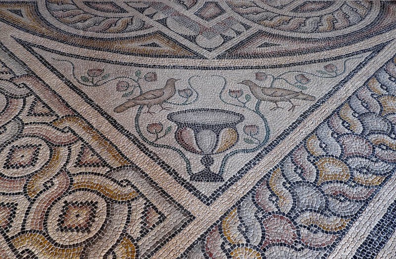 Floor mosaic in the Grand Master's Palace