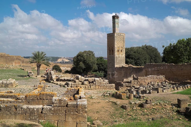 Ruins and minaret of the former Islamic school Zaouia