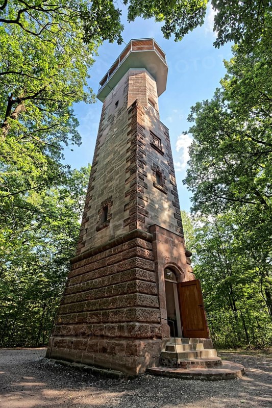 Schmausenbuck tower with viewing platform