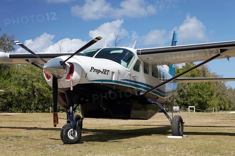 Cessna Caravan 208 Sea Air on unpaved airfield