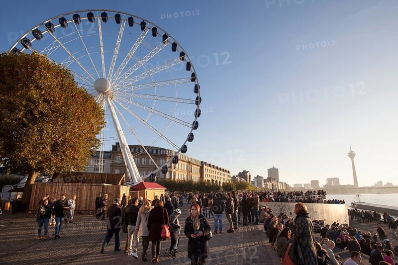 Ferris wheel in the historic centre