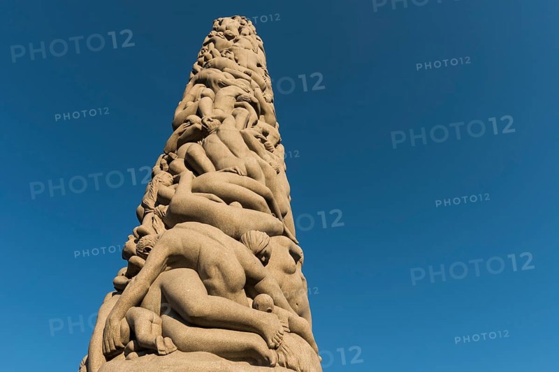 Granite human monolith by Gustav Vigeland