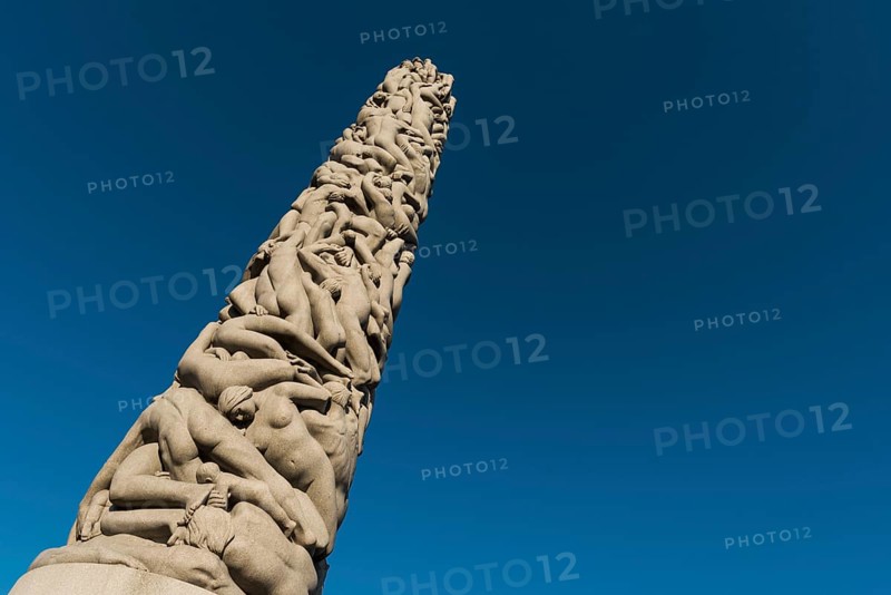 Granite human monolith by Gustav Vigeland