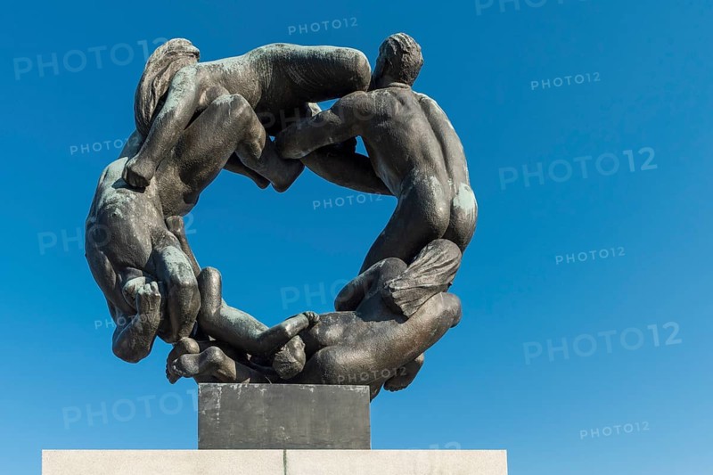 Bronze sculpture Wheel of Life by Gustav Vigeland