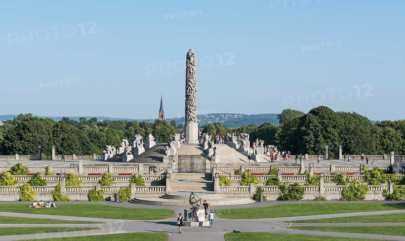 Monolith-terrace by Gustav Vigeland