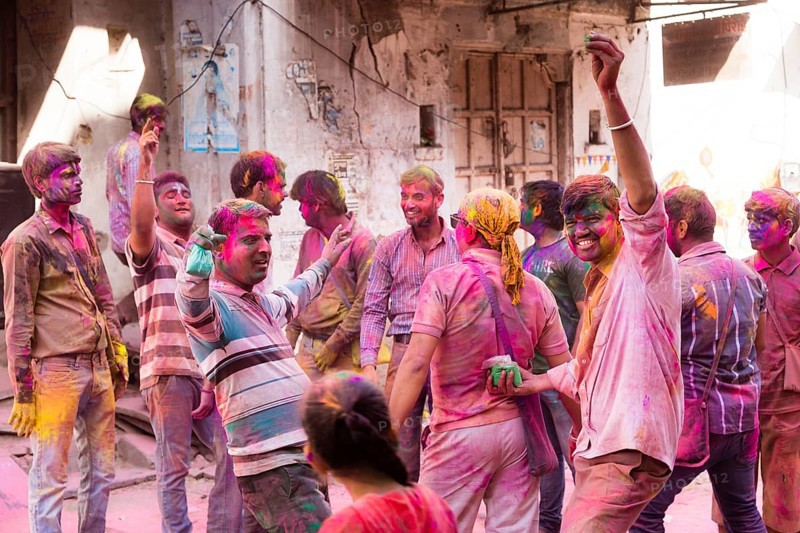 Men are celebrating