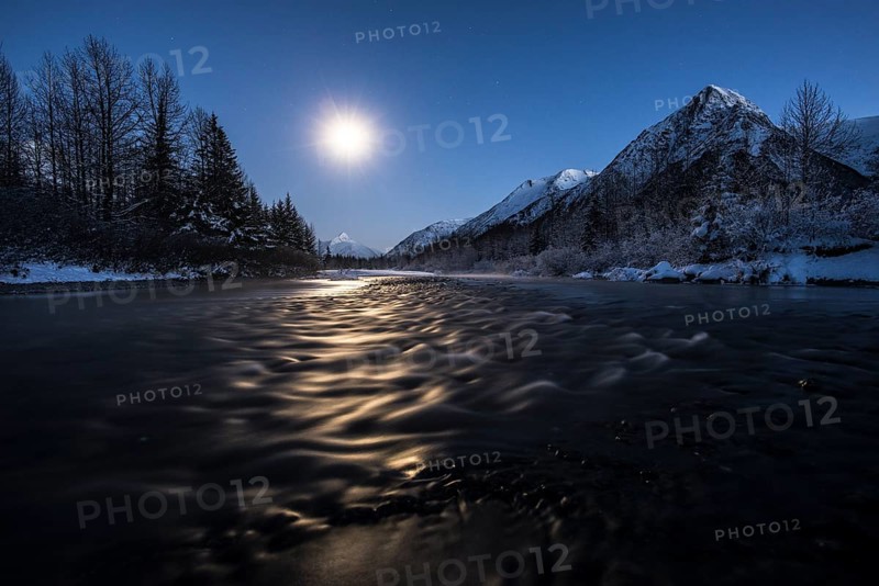 Full moon over Portage River