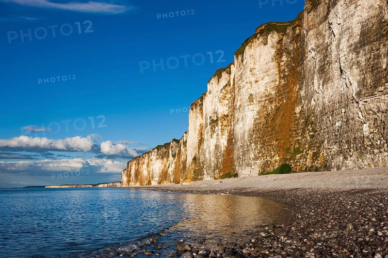 Chalk cliffs on the coast near Saint-Valery-en-Caux