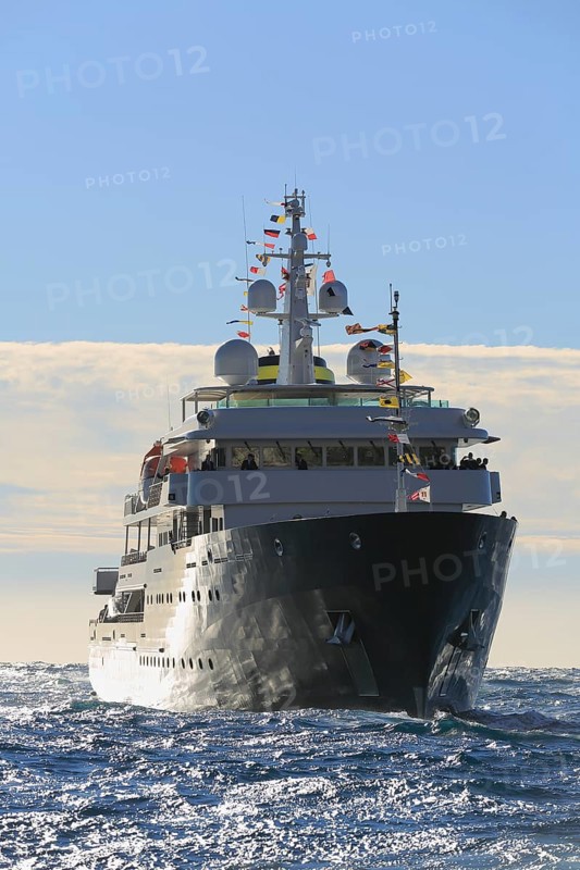 Prince Albert II of Monaco arriving on board yacht Yersi foropening of Monaco Yacht Show 2015
