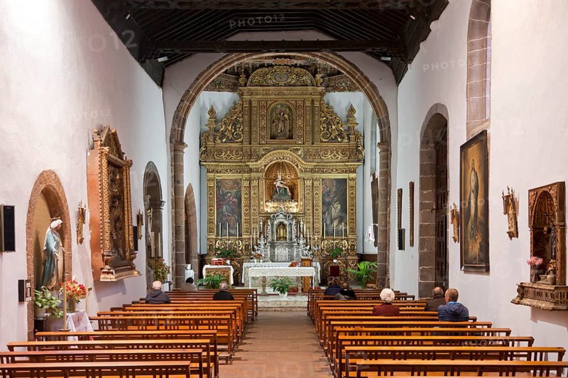 Inside the church Iglesia de Nuestra Senora de los Dolores