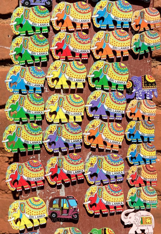 Elephant Fridge Magnets on Sale in Sigiriya