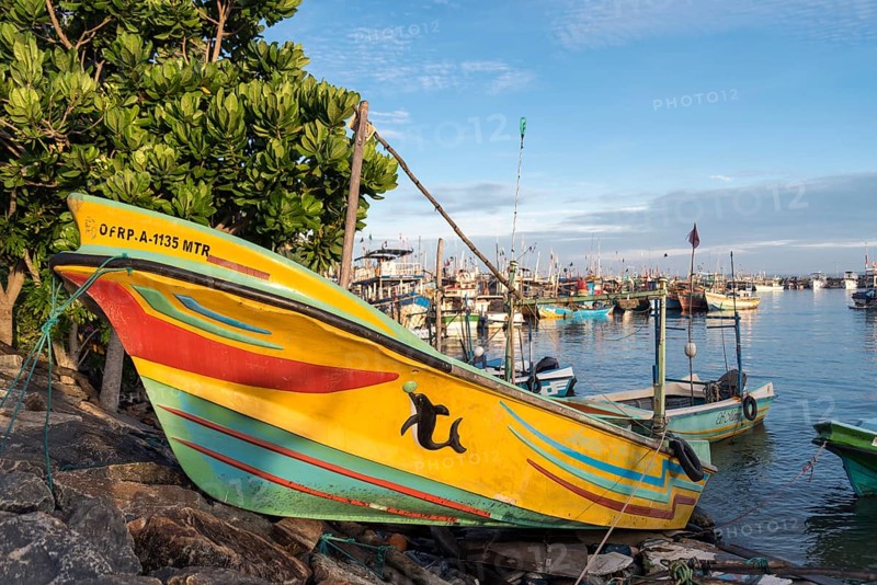 Fishing boat in the Mirissa harbour
