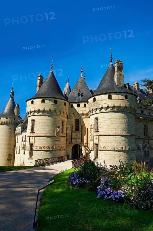 15th century castle Chateau de Chaumont