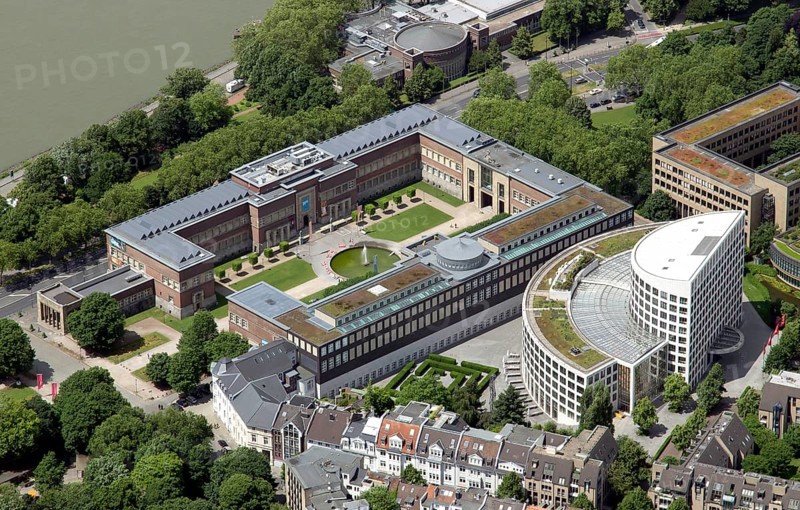 Ehrenhof complex with Kunst-Palast museum and NRW-Forum Kultur und Wirtschaft