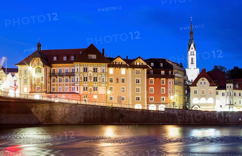 Historic centre at dusk