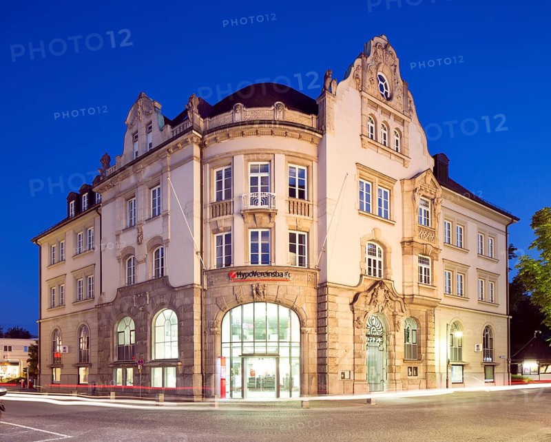 Historical commercial building in Munchener Strasse