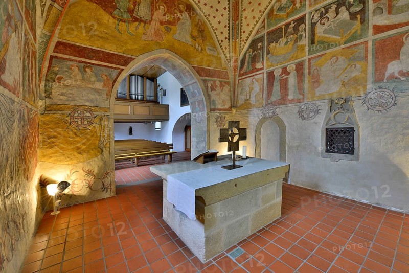 Frescoes in the Church of Mistlau