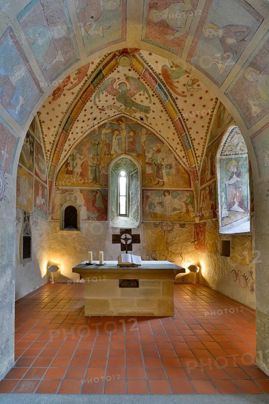 Frescoes in the Church of Mistlau