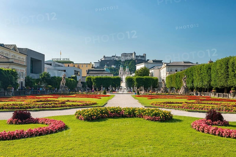 Hohensalzburg Castle and Mirabell Gardens