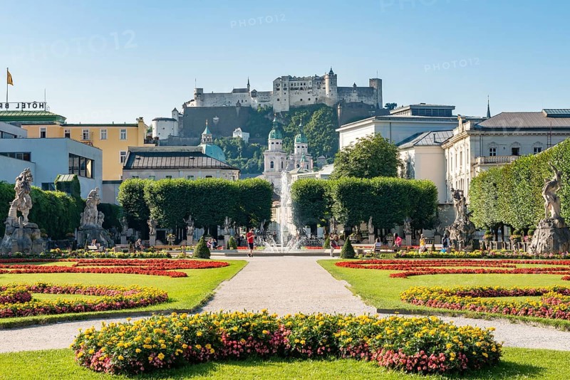 Hohensalzburg Castle and Mirabell Gardens