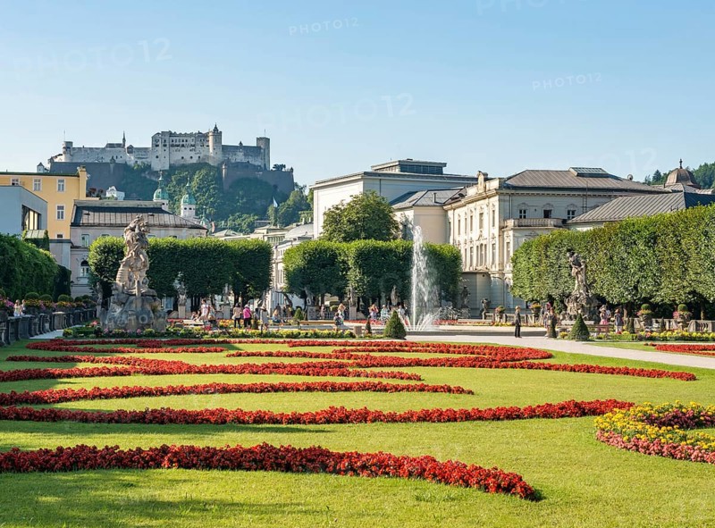 Hohensalzburg Castle and Mirabell Gardens