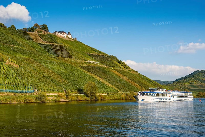 Cruise ship on the Moselle river