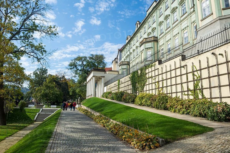 Palace garden of the Prague castle