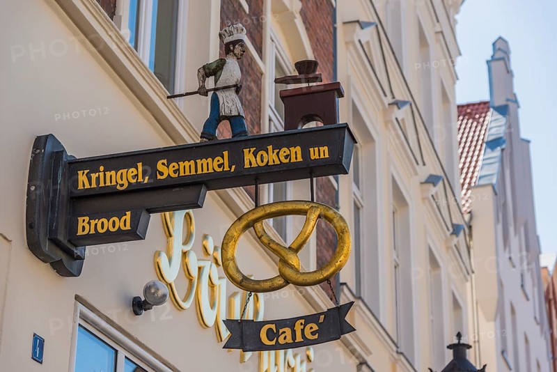 Signboard at a bakery