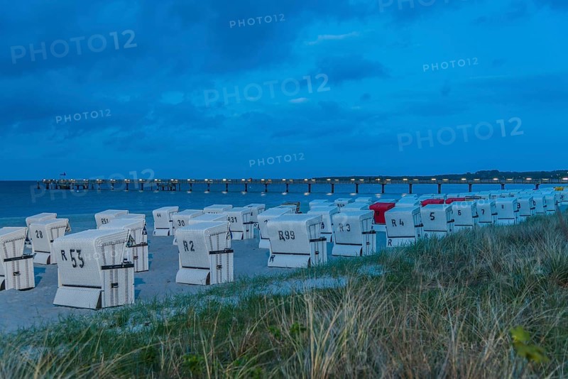 Beach chairs on the beach
