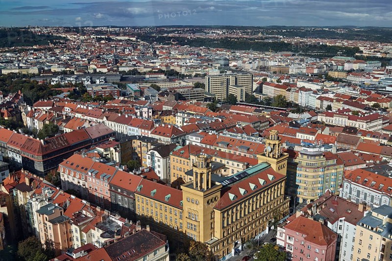 View from the TV Tower in Prague