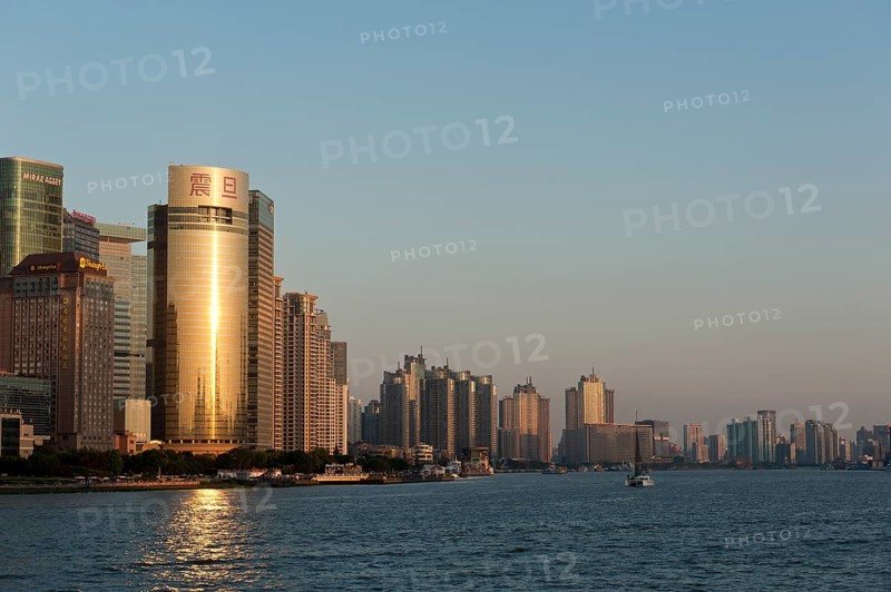 Skyline with skyscrapers