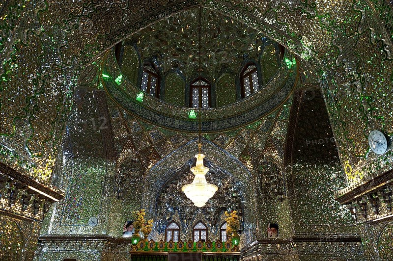 Glistening interior with mirror mosaics