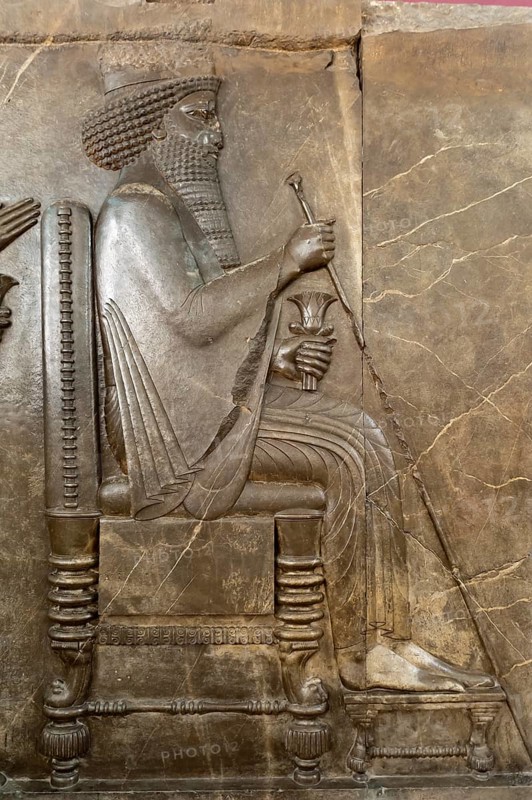 Ancient treasure house relief of the Achaemenids